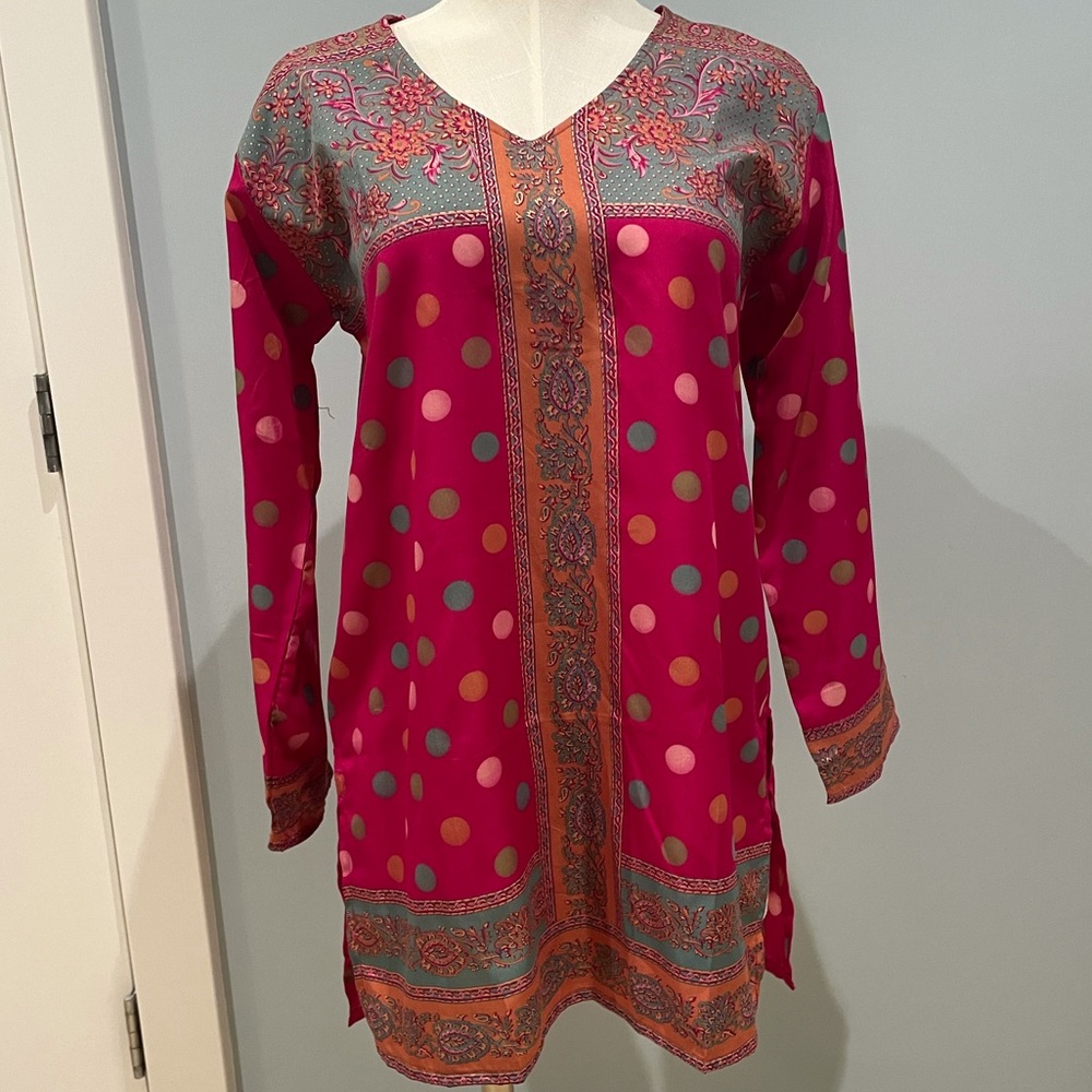 NWOT polka dot tunic